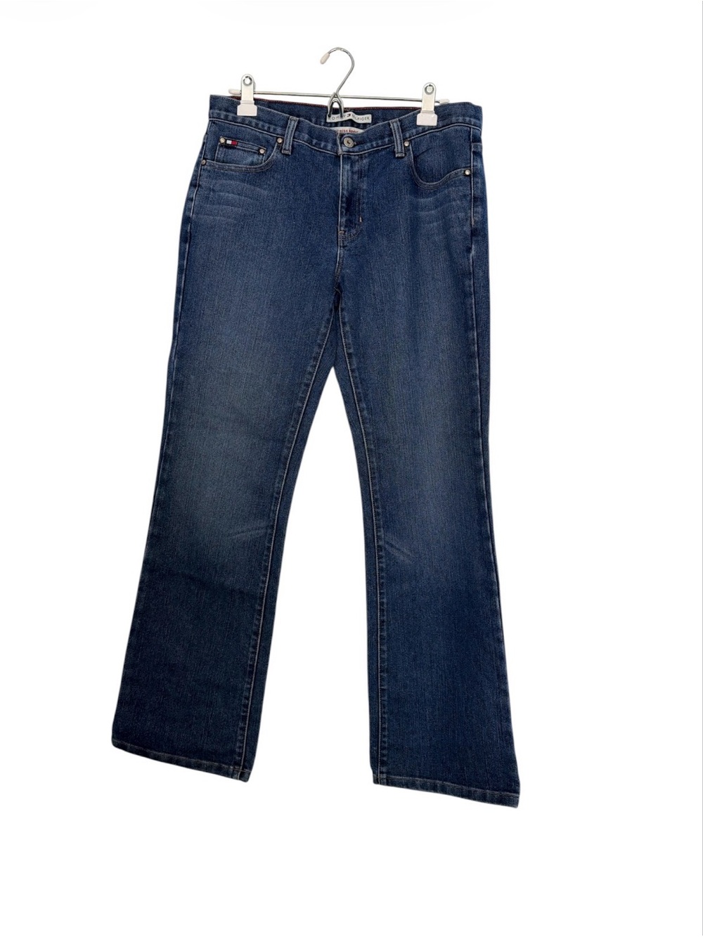 Tommy Hilfiger Women’s Indigo Bootcut Low rise Jeans Size 12 long